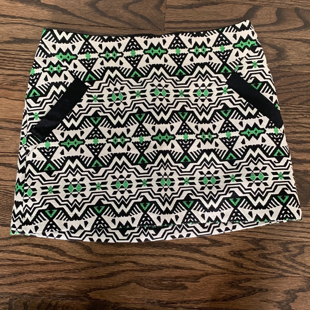 TOPSHOP Printed mini skirt